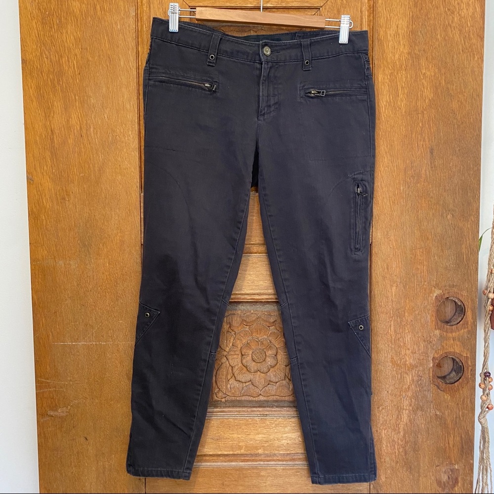 Joes gray pant cotton 27 zipper